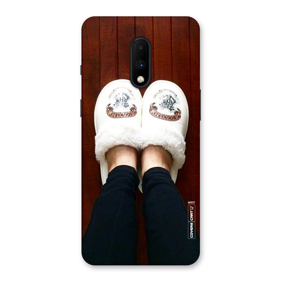 White Feets Back Case for OnePlus 7