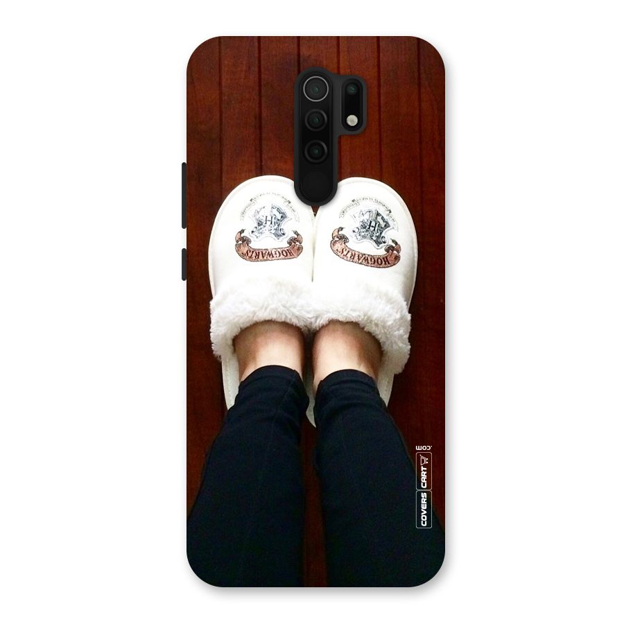 White Feets Back Case for Poco M2
