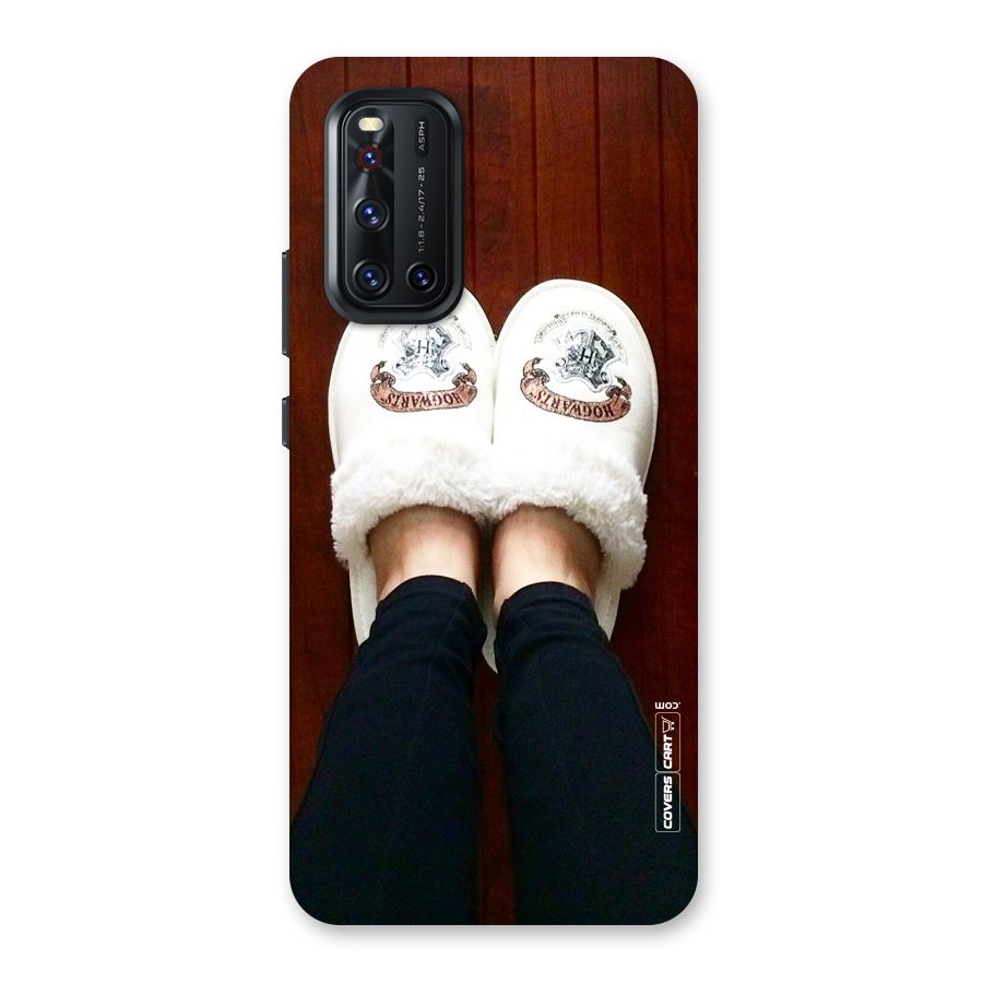 White Feets Back Case for Vivo V19