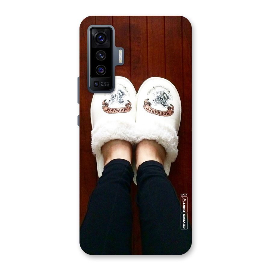 White Feets Back Case for Vivo X50