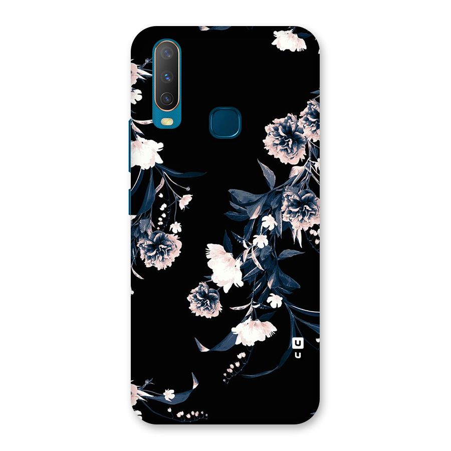 White Flora Back Case for Vivo U10