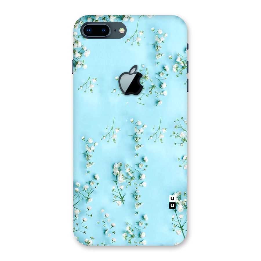 White Lily Design Back Case for iPhone 7 Plus Apple Cut