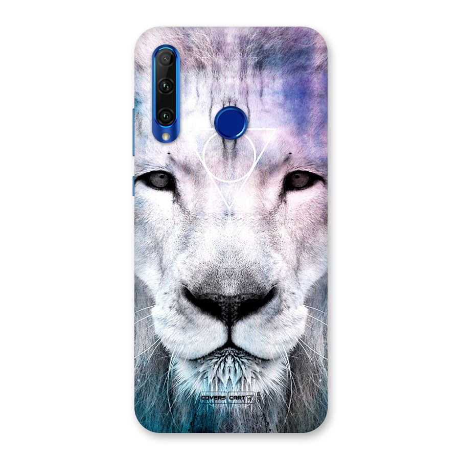 White Lion Back Case for Honor 20i