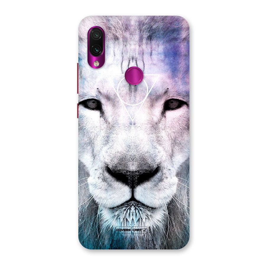 White Lion Back Case for Redmi Note 7 Pro