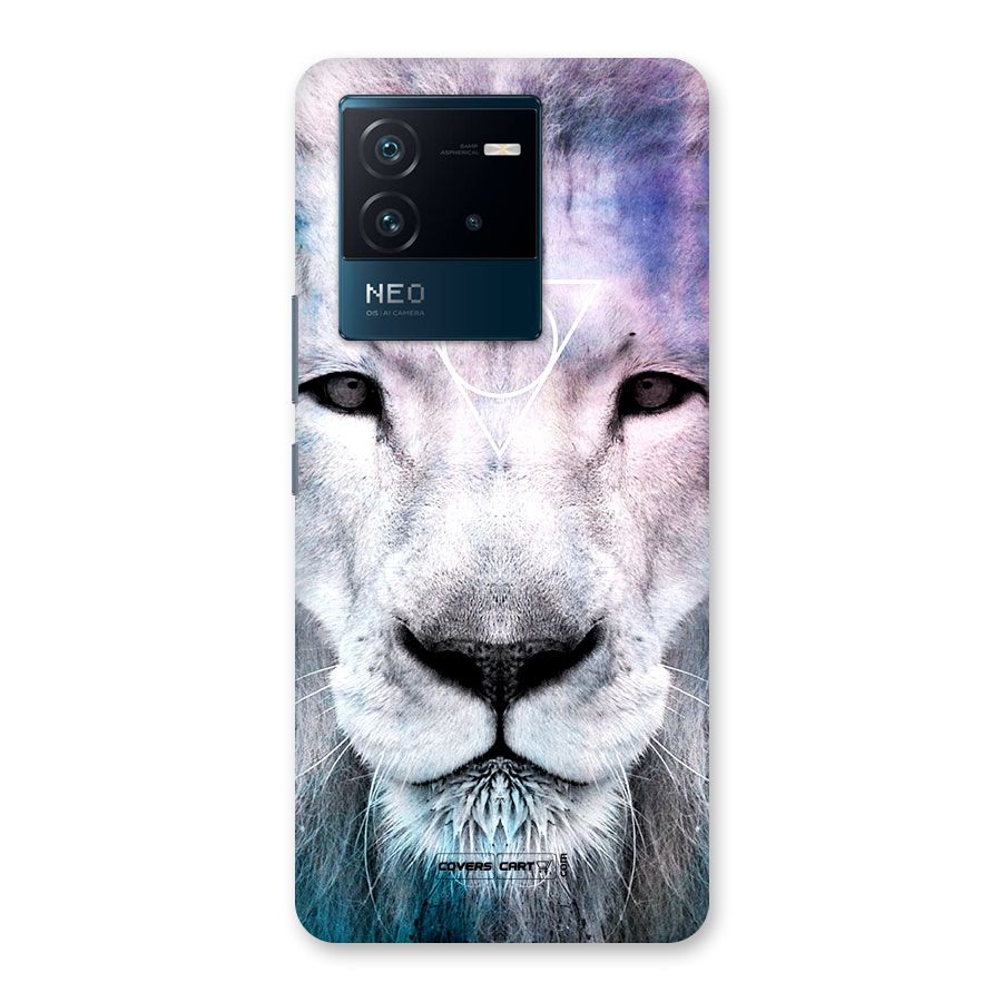 White Lion Back Case for Vivo iQOO Neo 6 5G