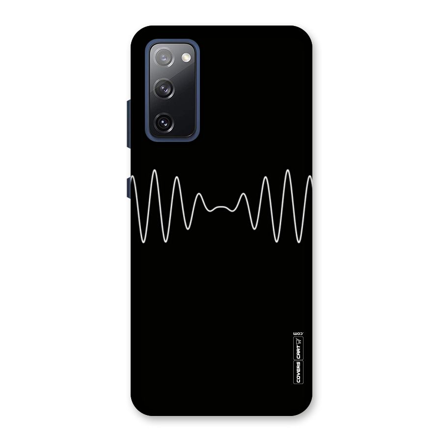 White Minimal Thread Back Case for Galaxy S20 FE