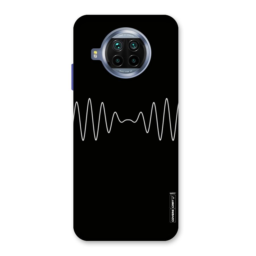 White Minimal Thread Back Case for Mi 10i