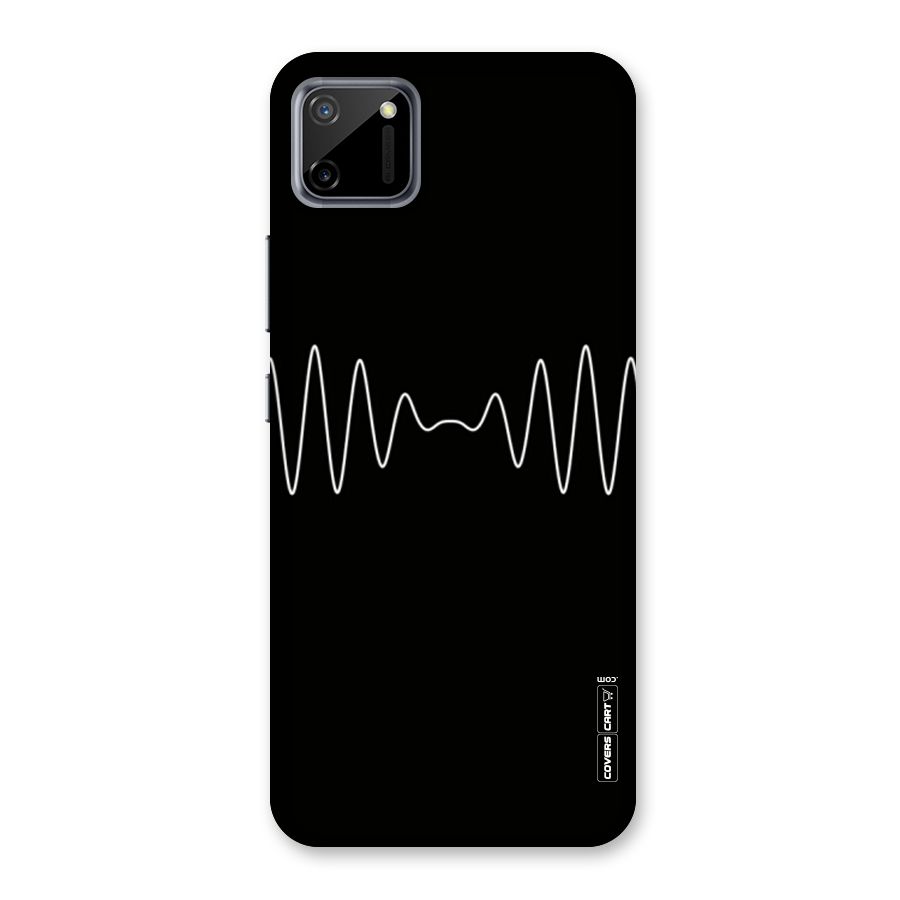 White Minimal Thread Back Case for Realme C11