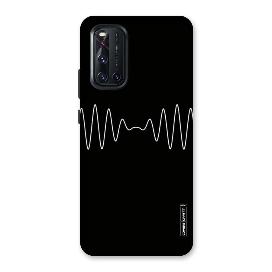 White Minimal Thread Back Case for Vivo V19