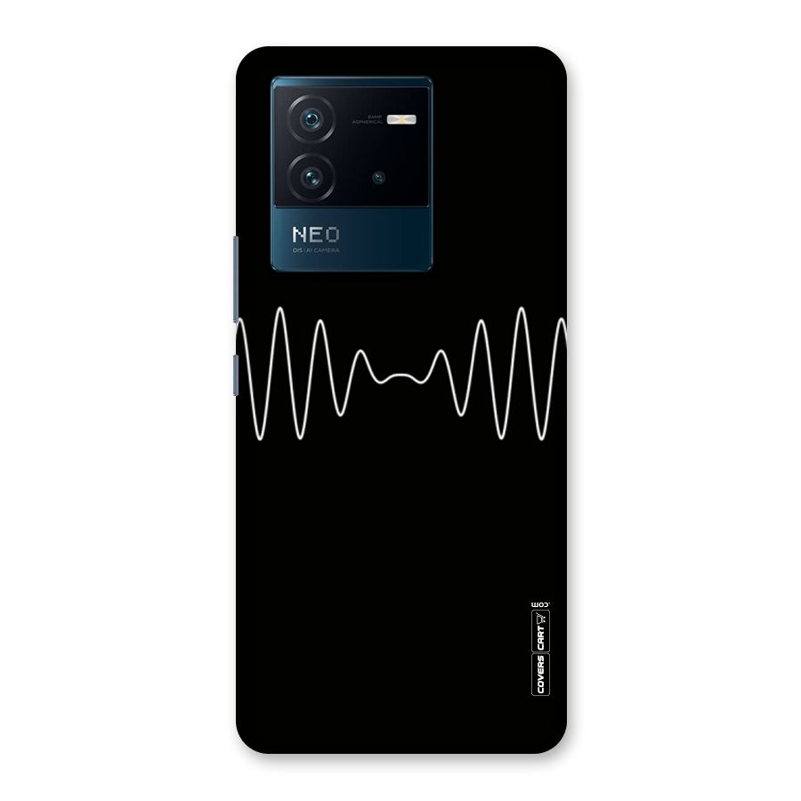 White Minimal Thread Back Case for Vivo iQOO Neo 6 5G
