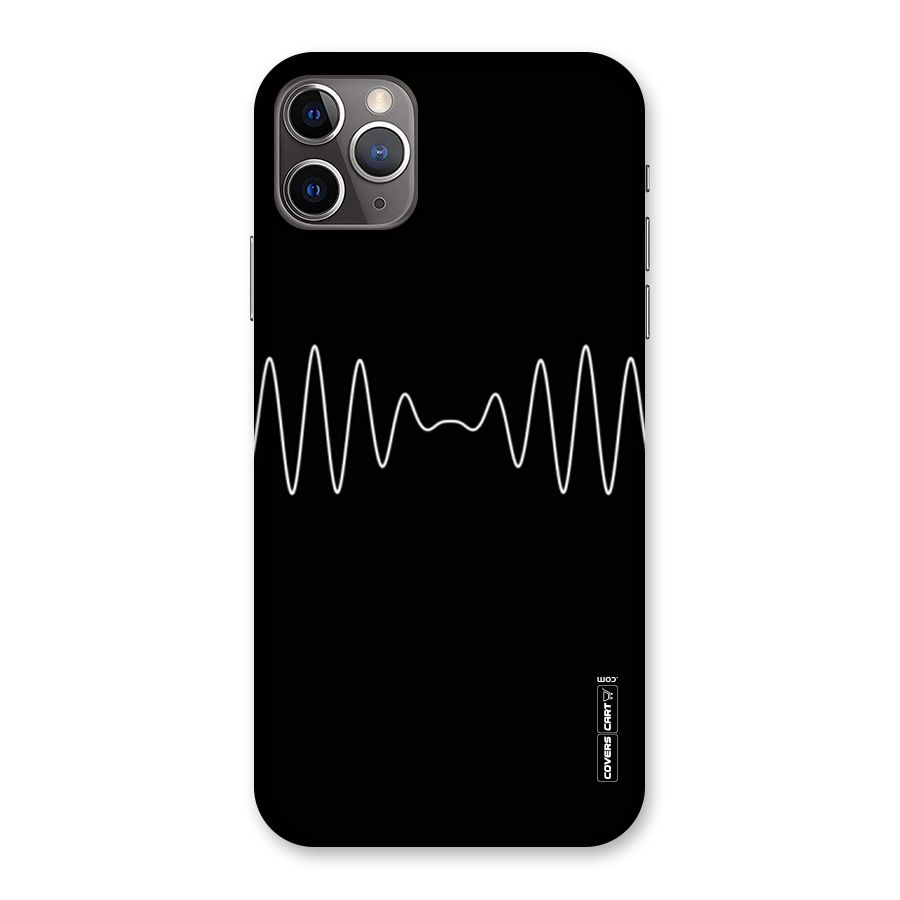 White Minimal Thread Back Case for iPhone 11 Pro Max