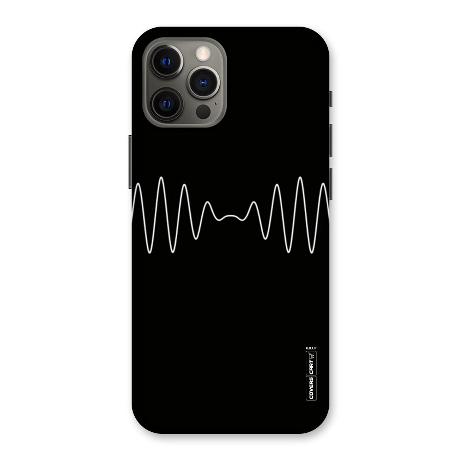 White Minimal Thread Back Case for iPhone 12 Pro Max