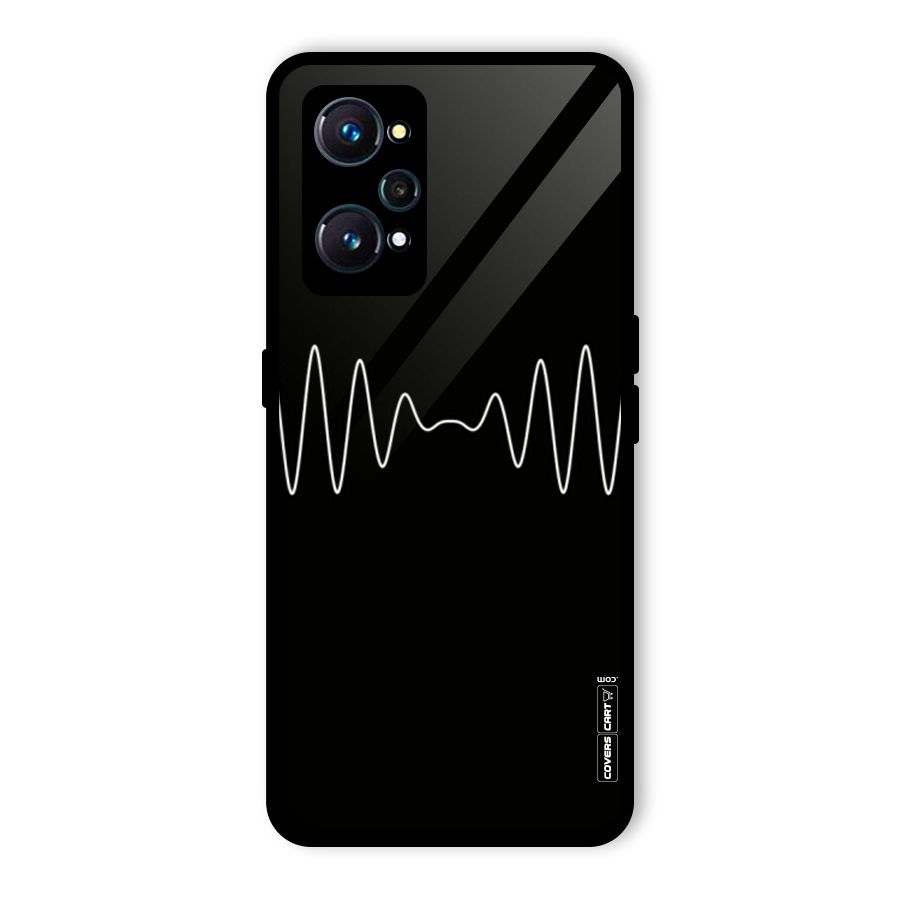 White Minimal Thread Glass Back Case for Realme GT Neo2