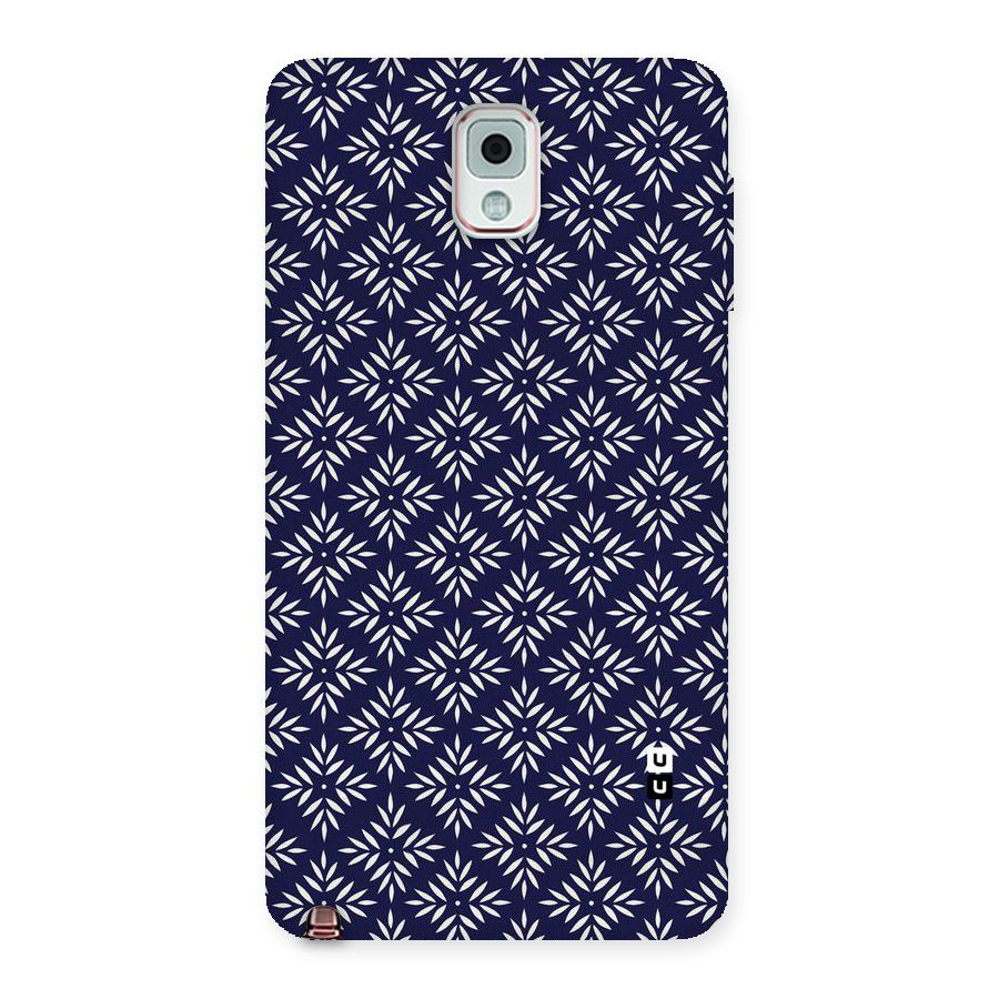 White Petals Pattern Back Case for Galaxy Note 3