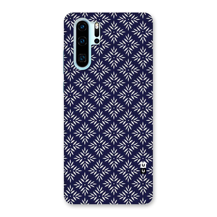 White Petals Pattern Back Case for Huawei P30 Pro