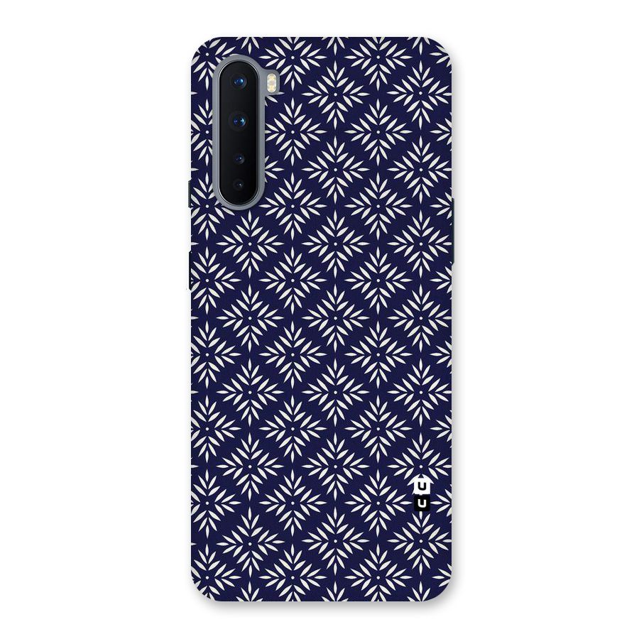 White Petals Pattern Back Case for OnePlus Nord