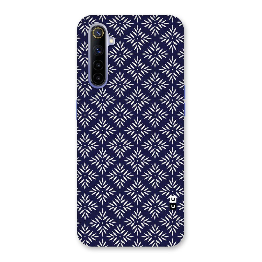 White Petals Pattern Back Case for Realme 6