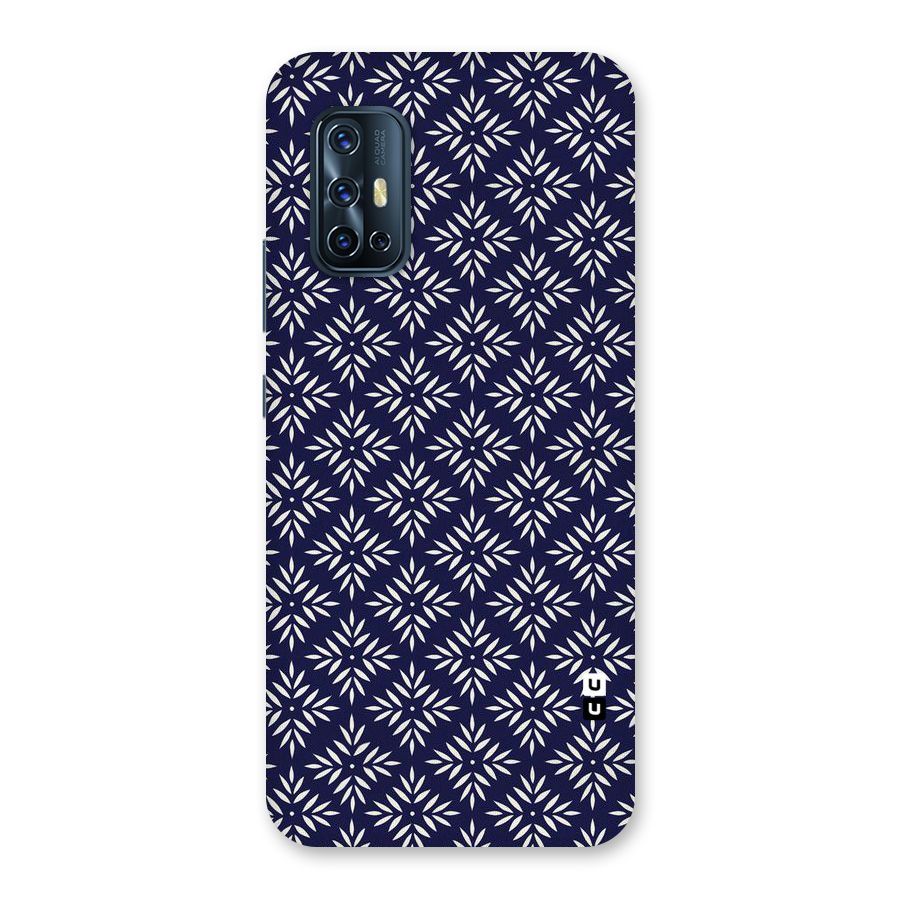 White Petals Pattern Back Case for Vivo V17