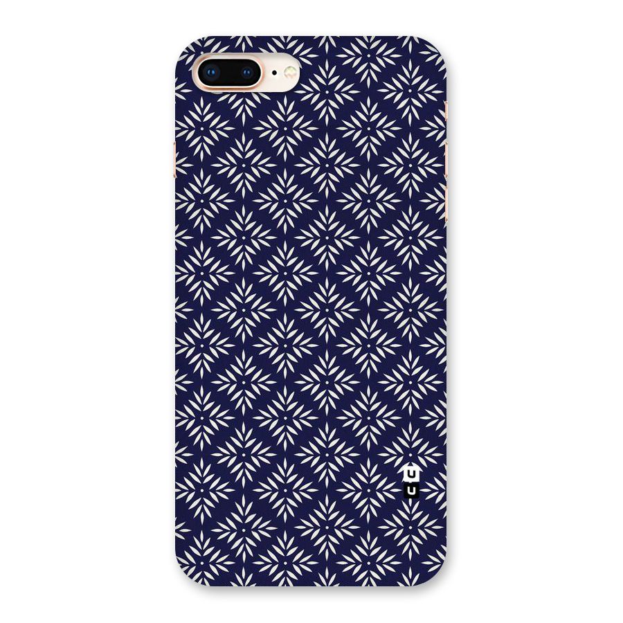 White Petals Pattern Back Case for iPhone 8 Plus