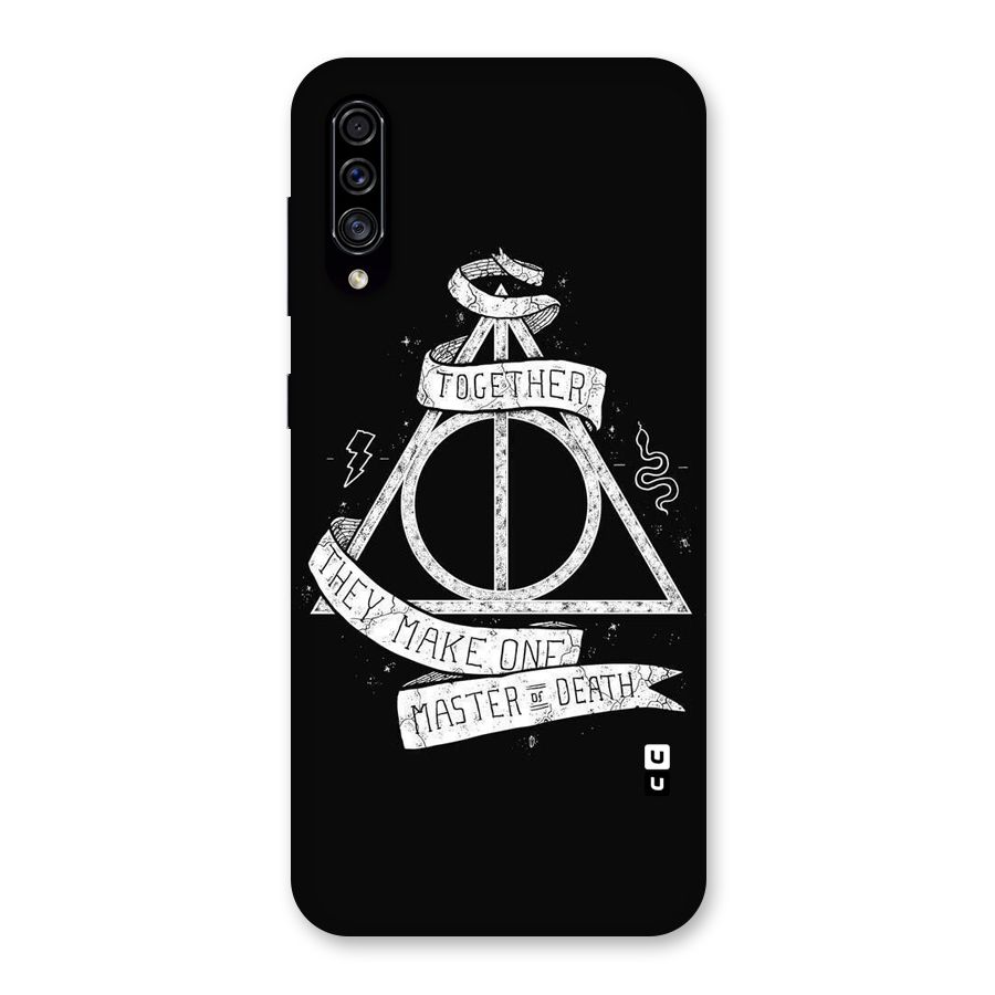 White Ribbon Back Case for Galaxy A30s