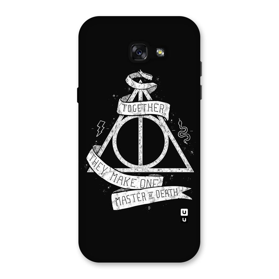 White Ribbon Back Case for Galaxy A7 (2017)