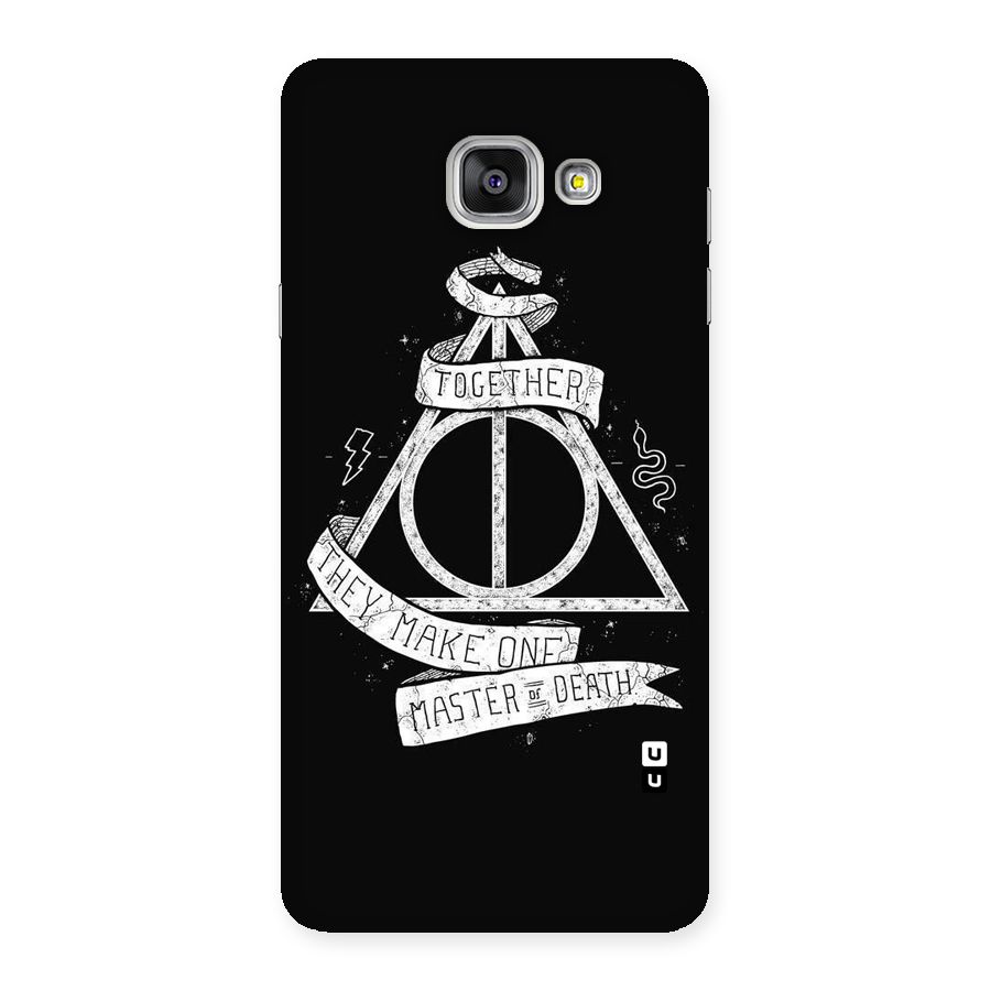 White Ribbon Back Case for Galaxy A7 2016