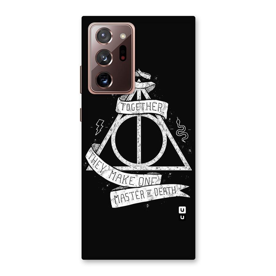 White Ribbon Back Case for Galaxy Note 20 Ultra