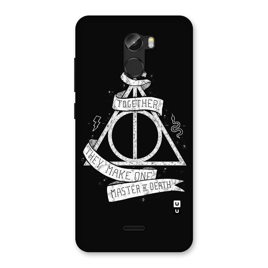 White Ribbon Back Case for Gionee X1