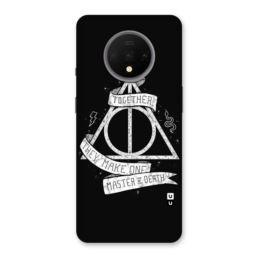 White Ribbon Back Case for OnePlus 7T