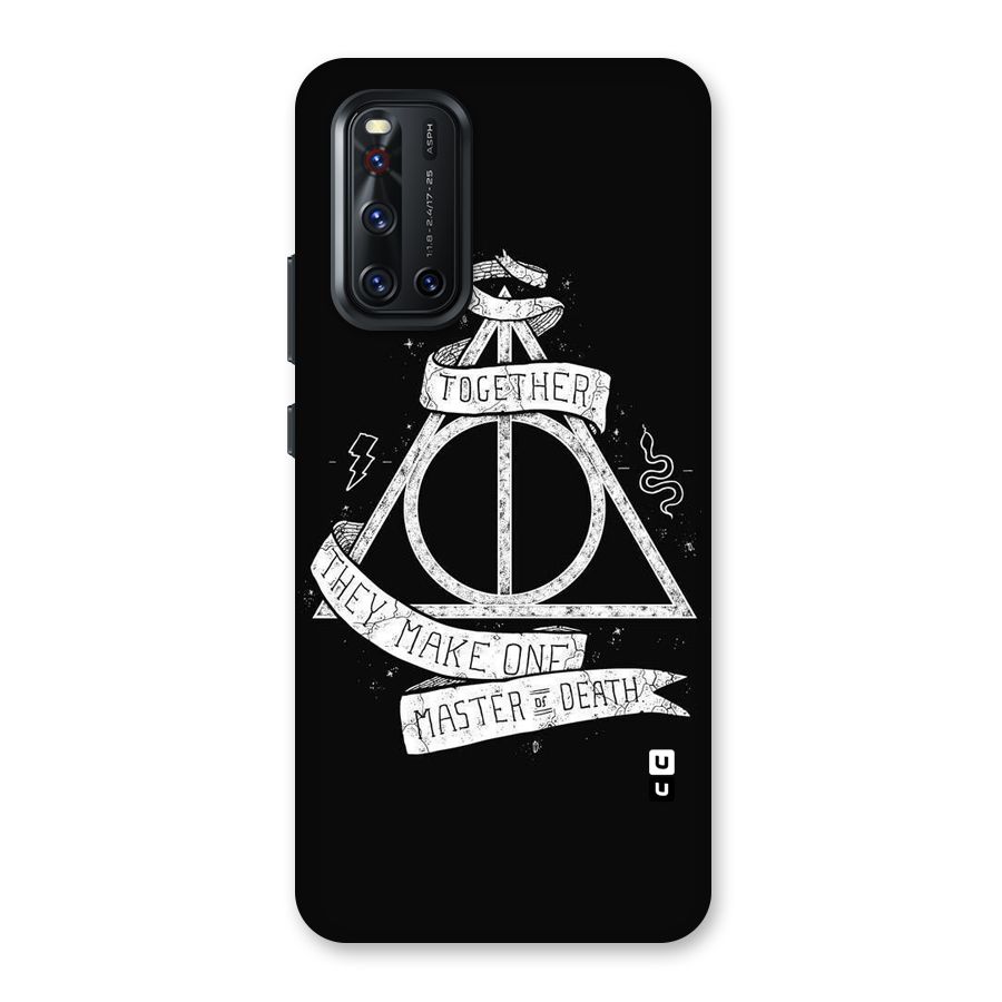 White Ribbon Back Case for Vivo V19