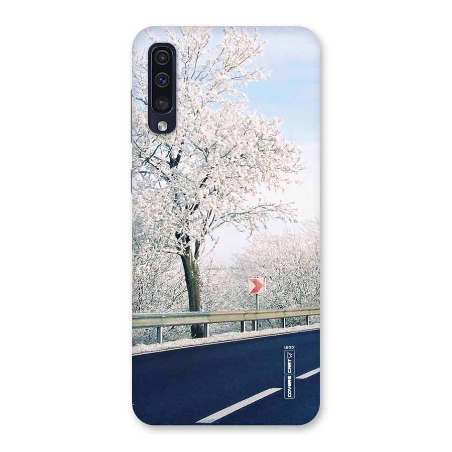 White Snow Tree Back Case for Galaxy A50s