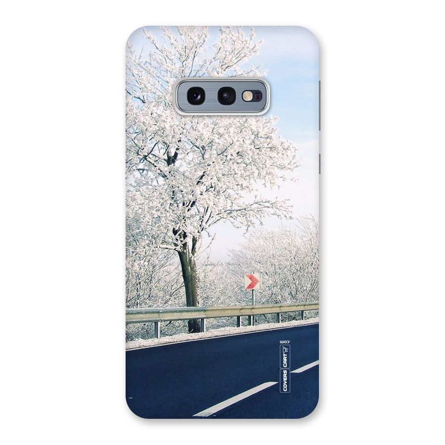 White Snow Tree Back Case for Galaxy S10e