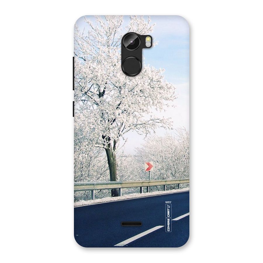 White Snow Tree Back Case for Gionee X1