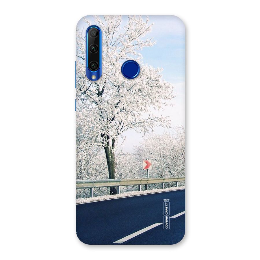 White Snow Tree Back Case for Honor 20i