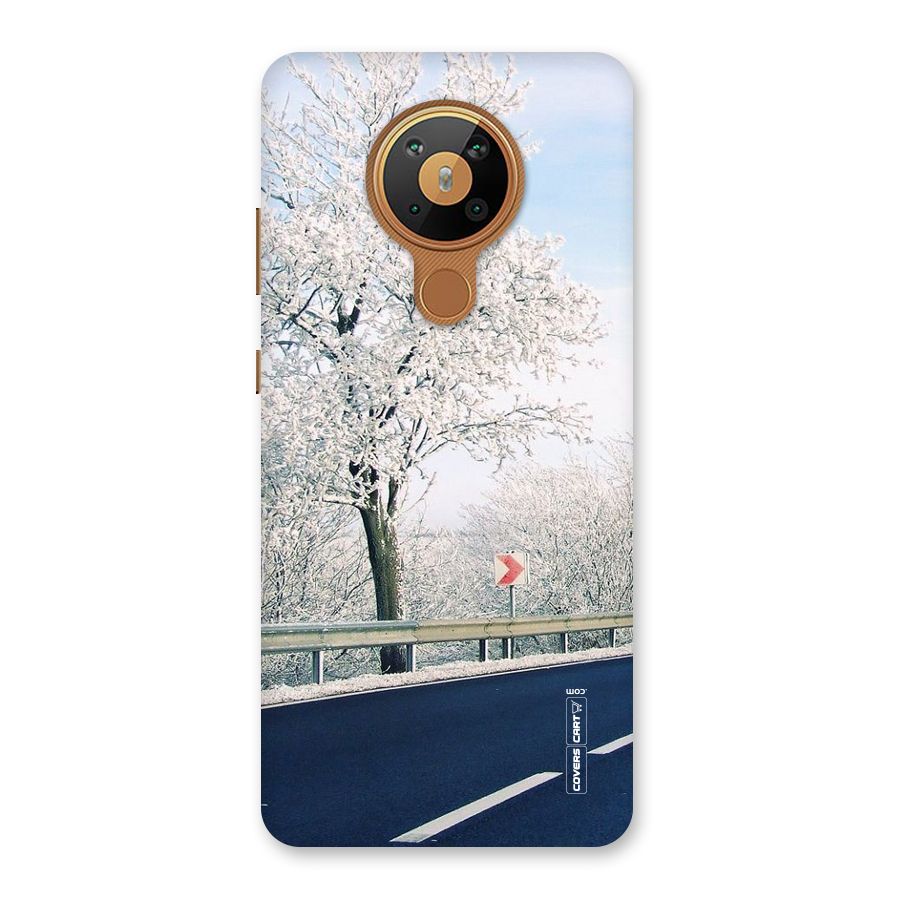 White Snow Tree Back Case for Nokia 5.3