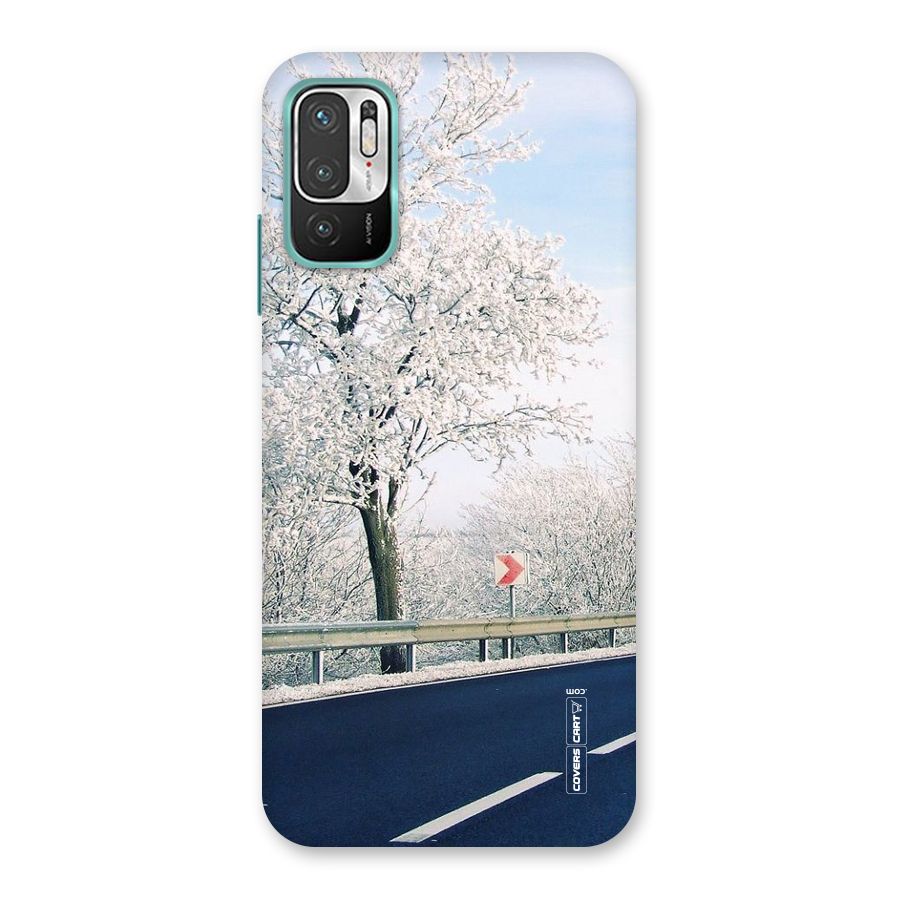 White Snow Tree Back Case for Redmi Note 10T 5G