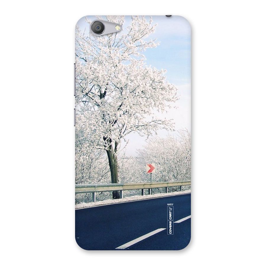 White Snow Tree Back Case for Vivo Y53