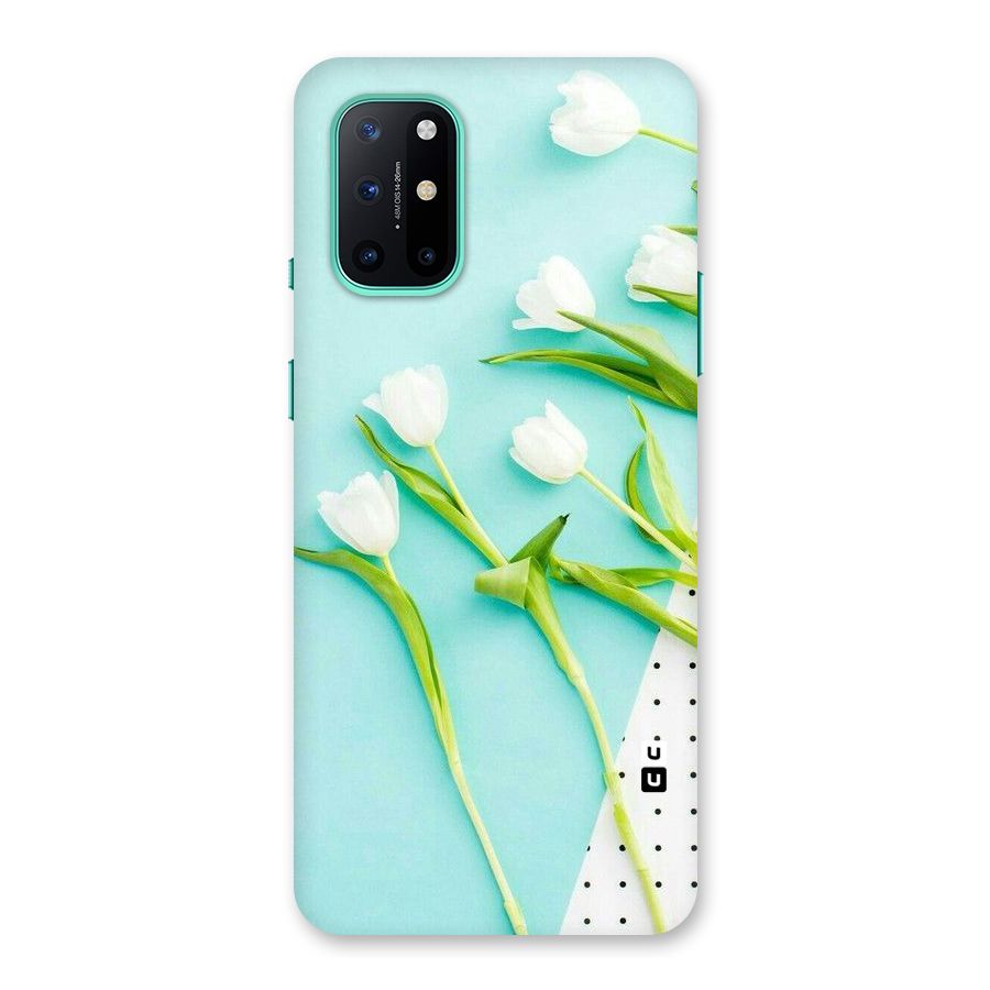 White Tulips Back Case for OnePlus 8T