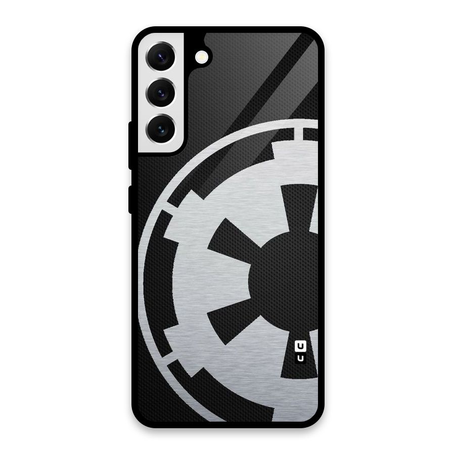 White Wheel Glass Back Case for Galaxy S22 Plus 5G