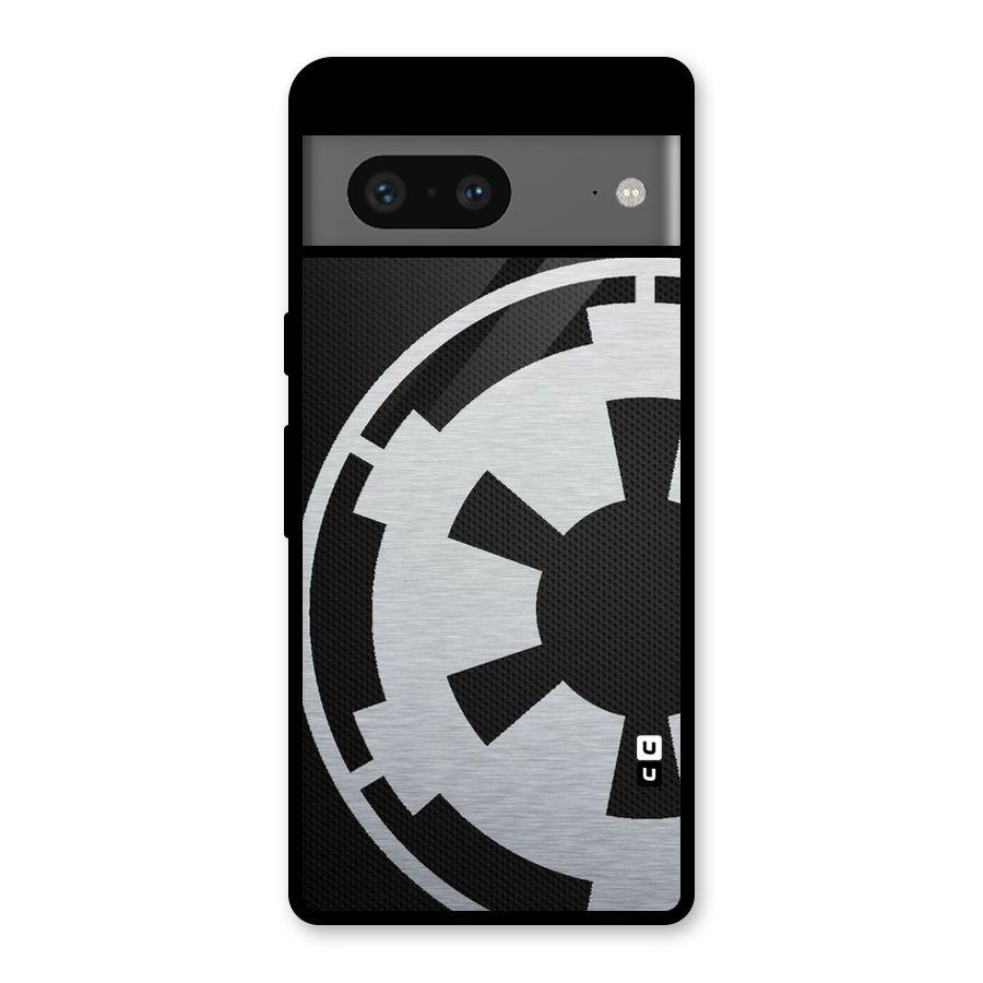 White Wheel Glass Back Case for Google Pixel 7