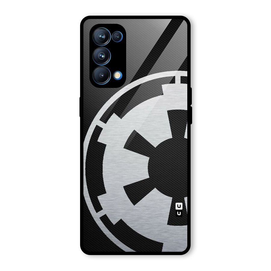 White Wheel Glass Back Case for Oppo Reno5 Pro 5G