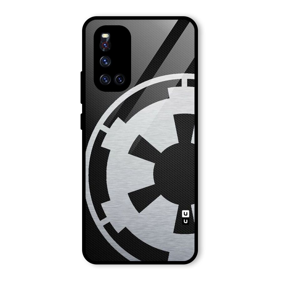 White Wheel Glass Back Case for Vivo V19