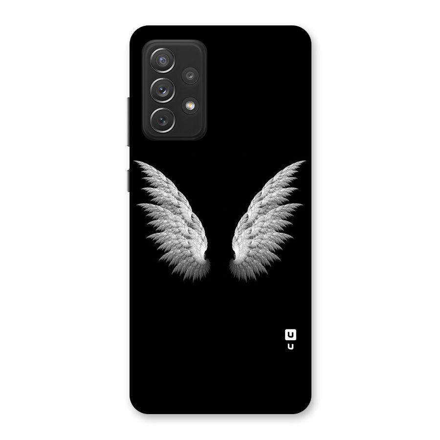White Wings Back Case for Galaxy A72