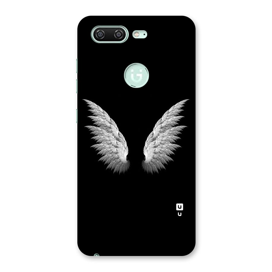 White Wings Back Case for Gionee S10