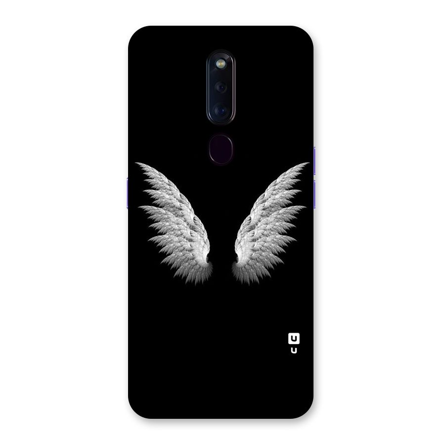 White Wings Back Case for Oppo F11 Pro
