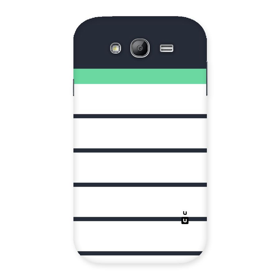White and Simple Stripes Back Case for Galaxy Grand Neo