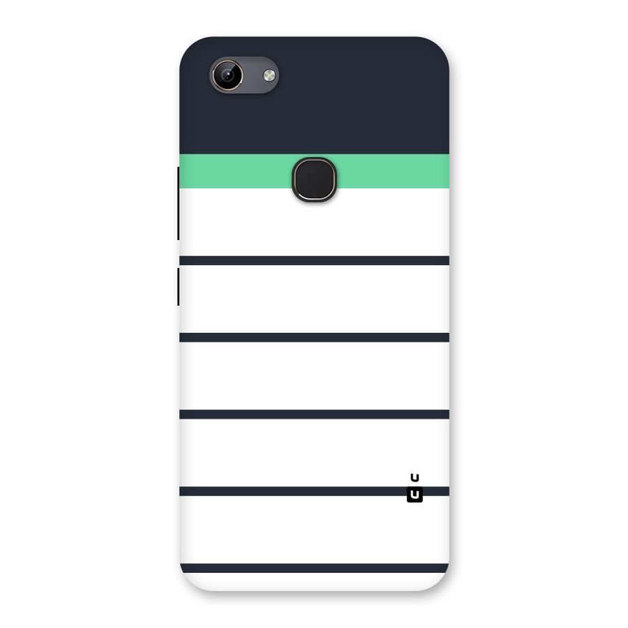 White and Simple Stripes Back Case for Vivo Y81