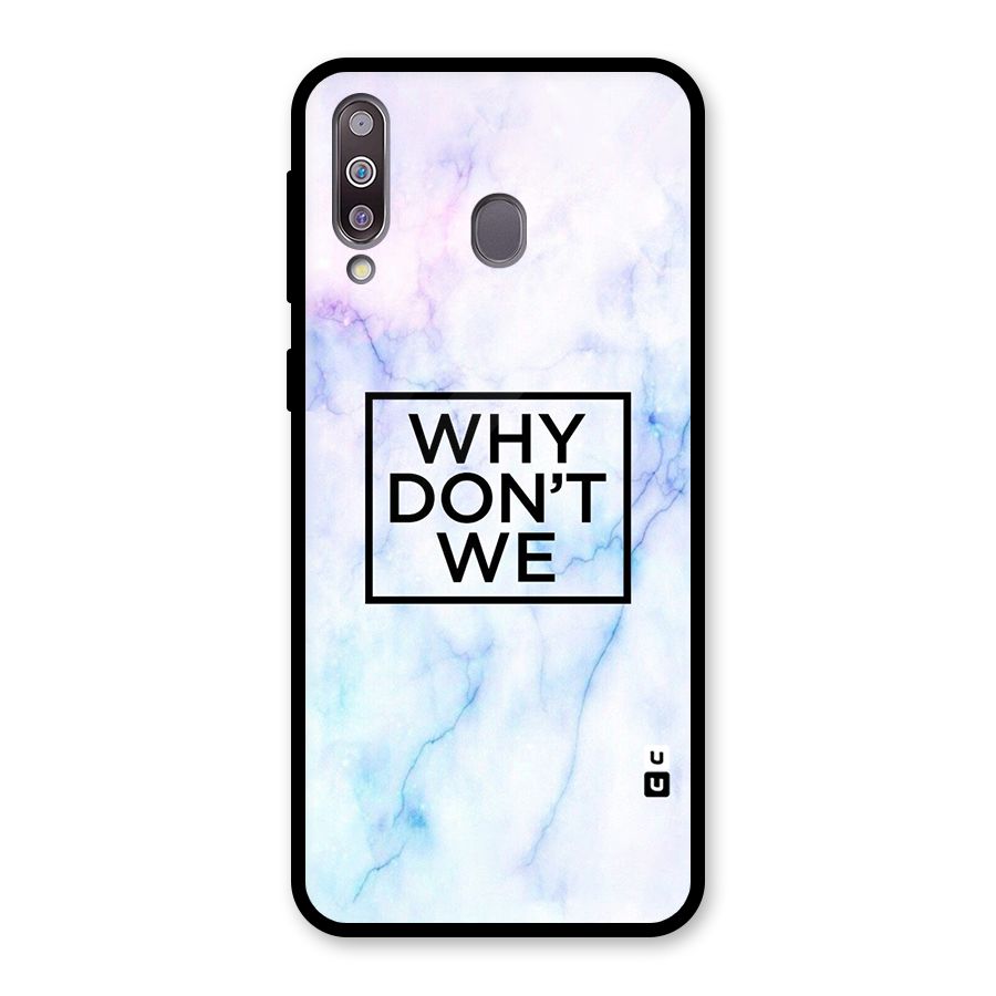 Why Dont We Glass Back Case for Galaxy M30