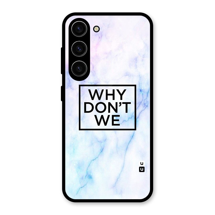 Why Dont We Glass Back Case for Galaxy S23
