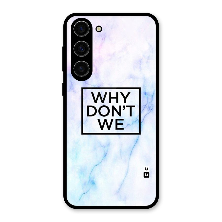 Why Dont We Glass Back Case for Galaxy S23 Plus